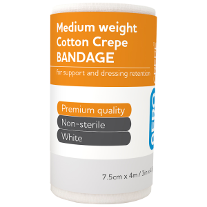 Medium Cotton Crepe Bandage 7.5cm x 4M