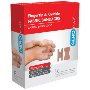 Premium Fabric Fingertip & Knuckle Dressings 12pk