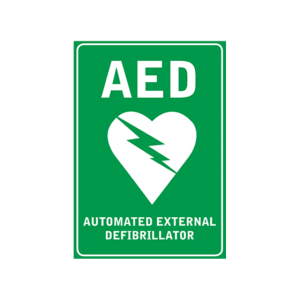 AED Wall Sticker, 297mm x 210mm