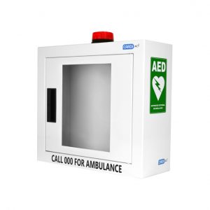 AED Wall Cabinet with Alarm & Flashing Light