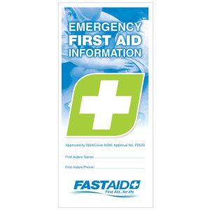 Emergency First Aid Information Booklet