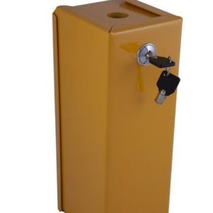 1.8L Sharps Metal Safe, Yellow Armour