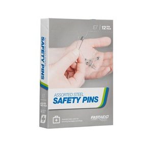 E7 Assorted Safety Pins, 12pk