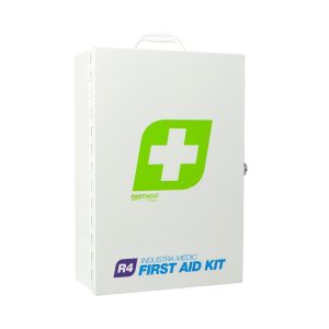 R4 Industra Medic First Aid Kit, Metal Wall Mount