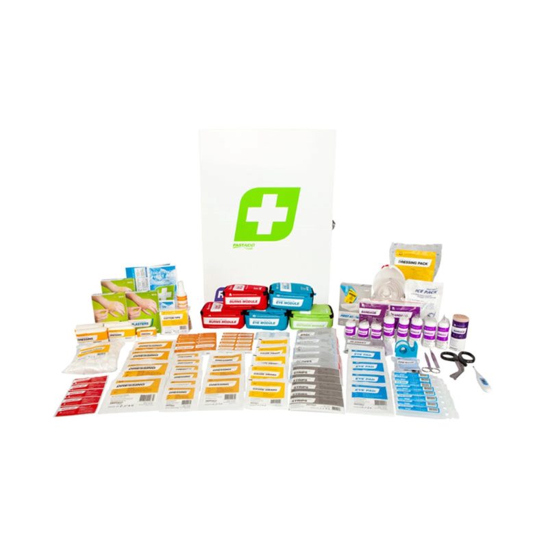 R4 Industra Medic First Aid Kit, Metal Wall Mount - Image 2
