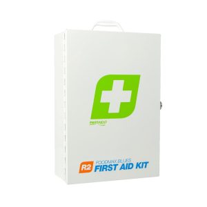 R2 Foodmax Blues First Aid Kit, Metal Wall Mount