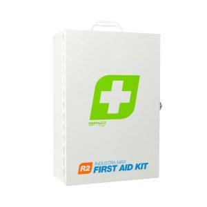 R2 Industra Max First Aid Kit, Metal Wall Mount