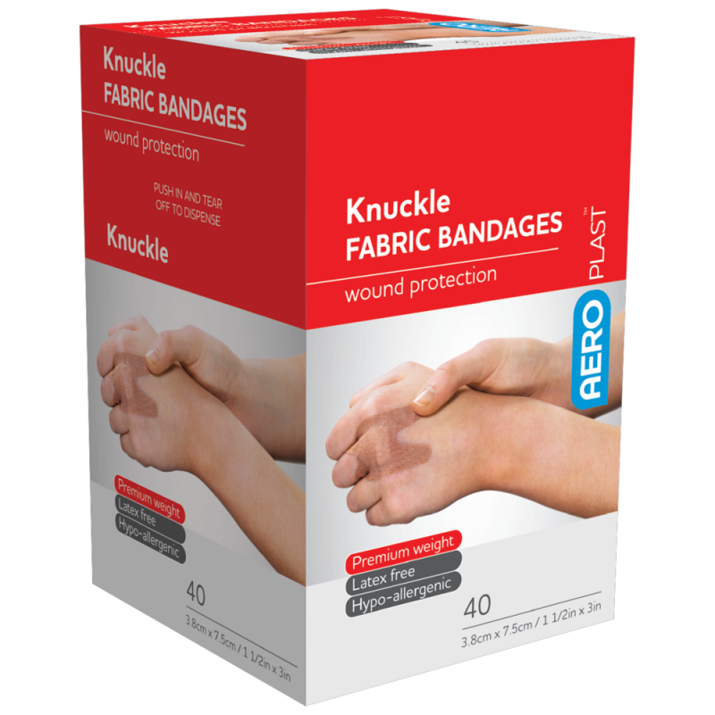 Premium Fabric Knuckle Dressings 40pk