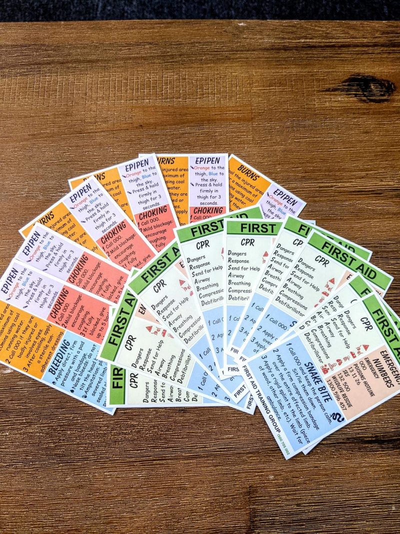 First Aid Wallet Card