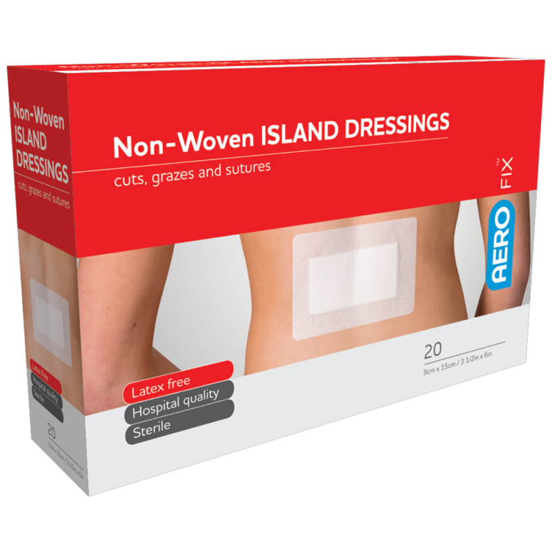 Non-Woven Island Dressing 9 x 15cm