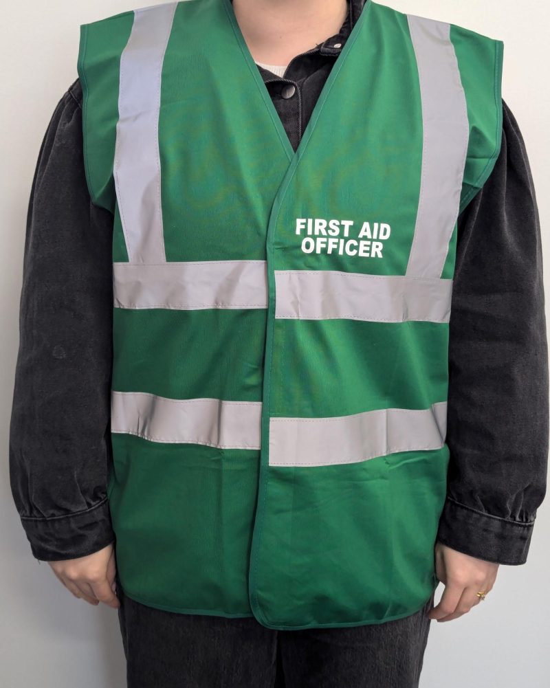 First Aid Officer Vest, Green - Image 3