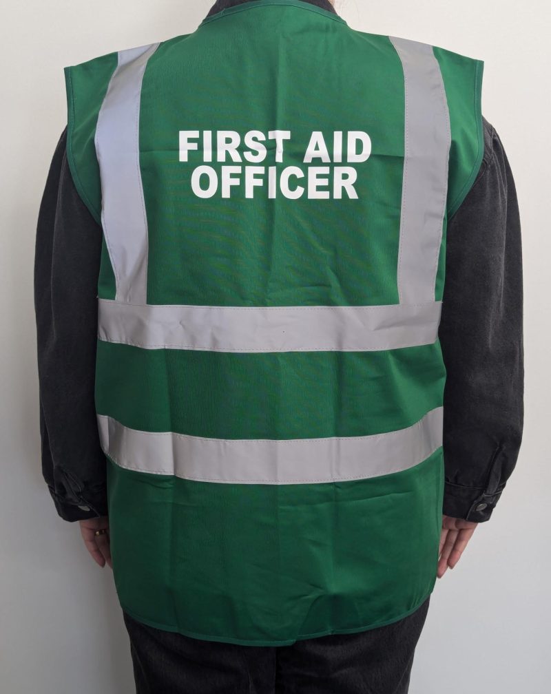 First Aid Officer Vest, Green - Image 4