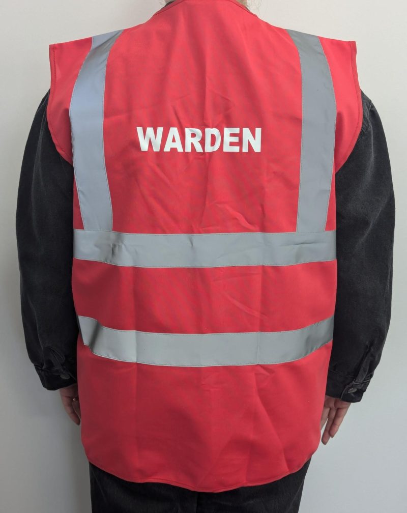 Warden Vest, Red - Image 4