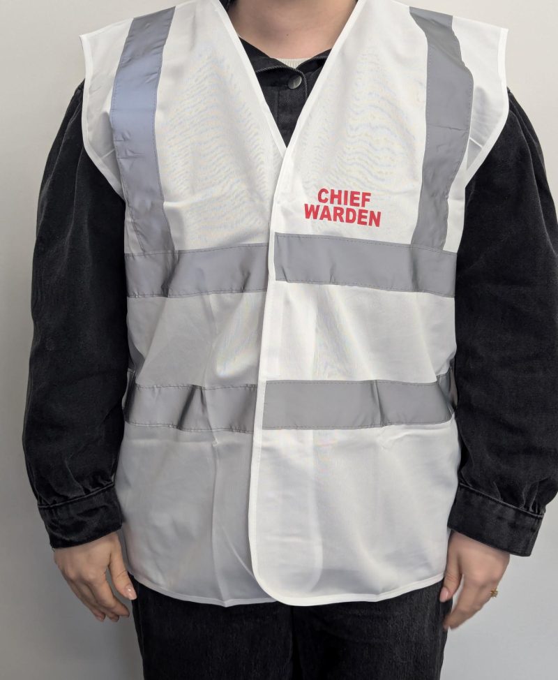 Chief Warden Vest, White - Image 3