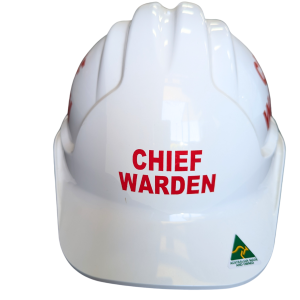 Chief Warden Helmet, White