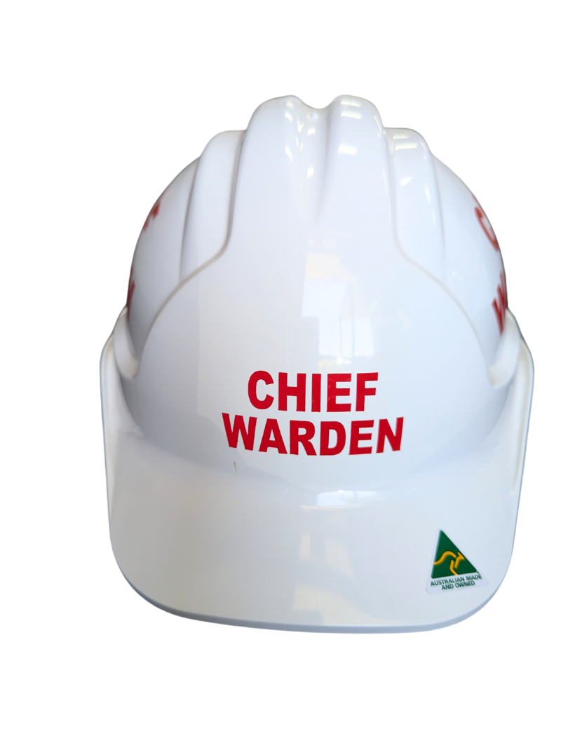 Chief Warden Helmet, White