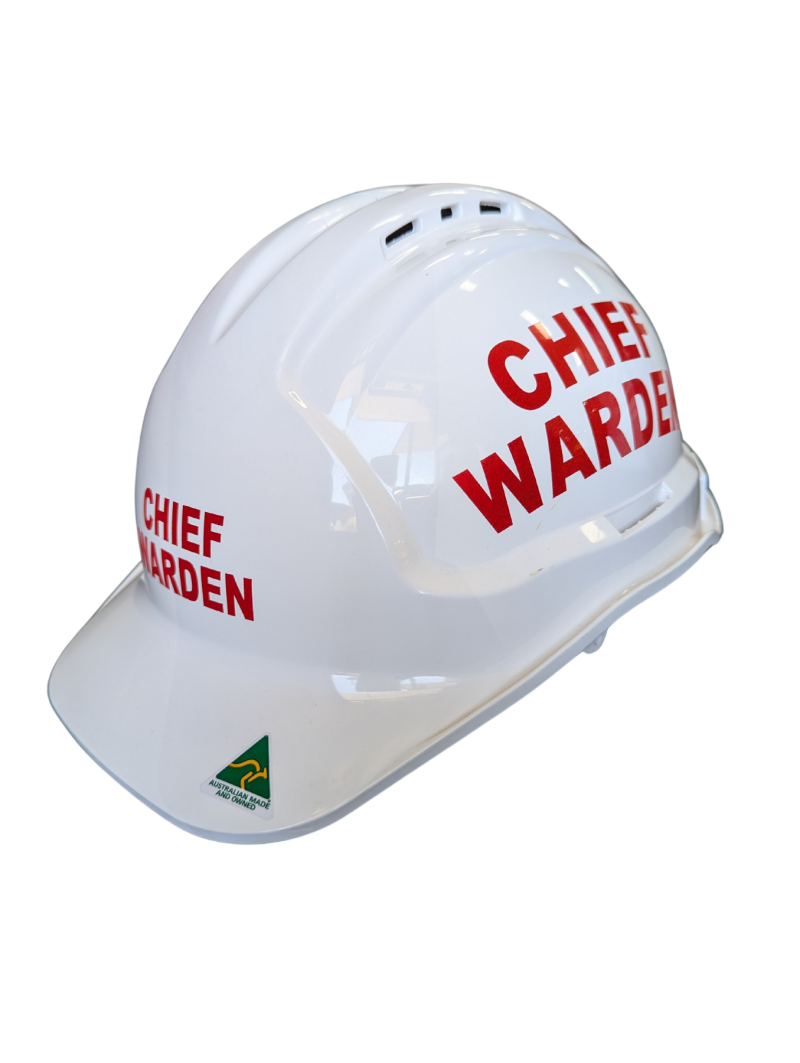 Chief Warden Helmet, White - Image 2