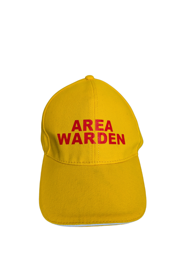 Area Warden Cap, Yellow
