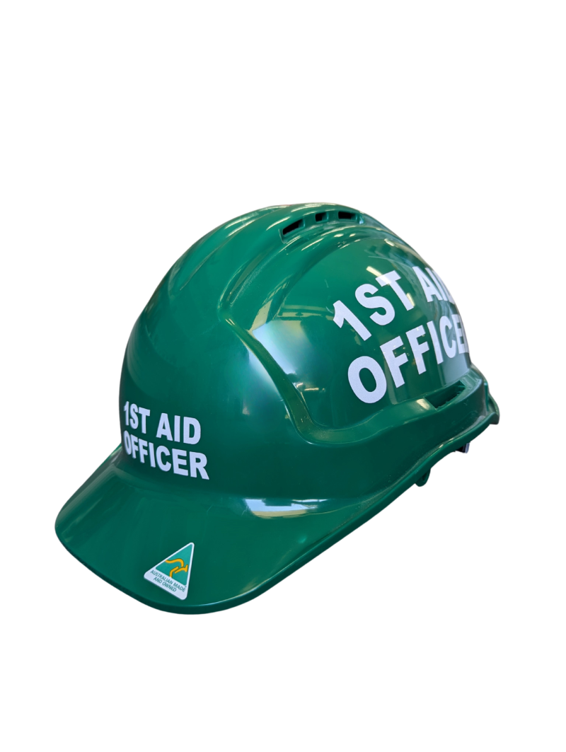 First Aid Officer Helmet, Green - Image 2