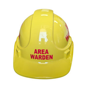 Area Warden Helmet, Yellow