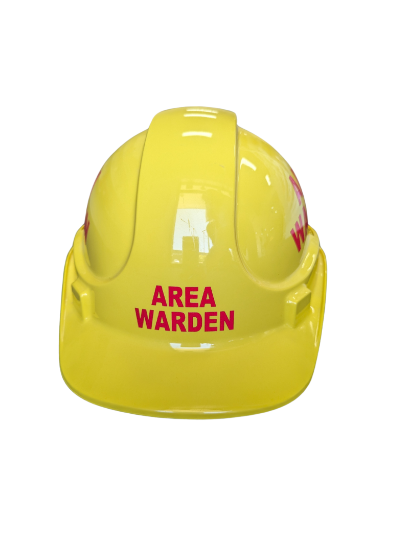 Area Warden Helmet, Yellow