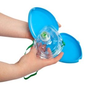 CPR Mask With Oxygen Port
