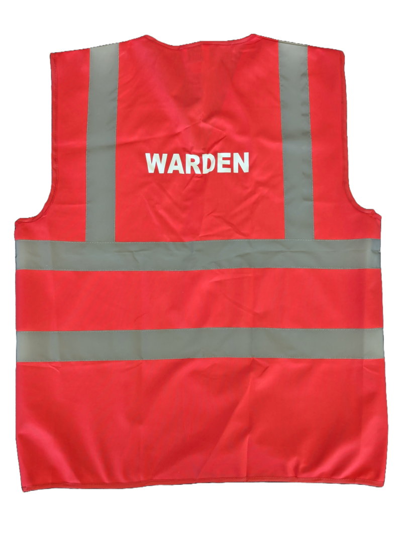 Warden Vest, Red - Image 2