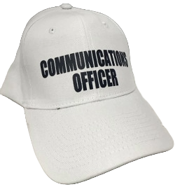 Communications Officer Cap, White