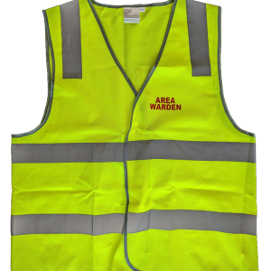Area Warden Vest, Yellow