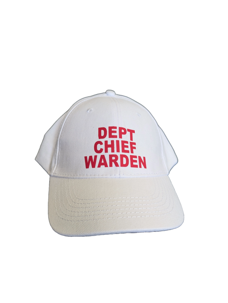 Deputy Chief Warden Cap, White