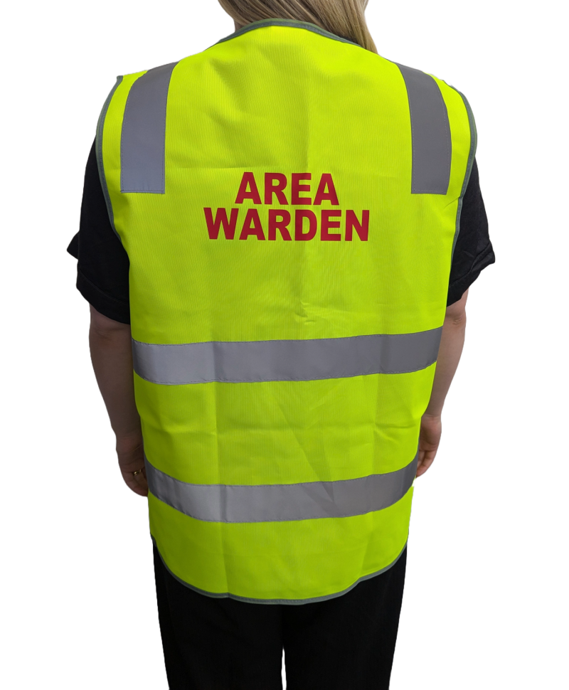 Area Warden Vest, Yellow - Image 4
