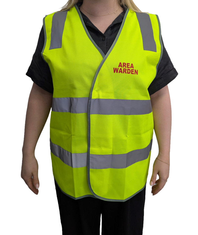 Area Warden Vest, Yellow - Image 3