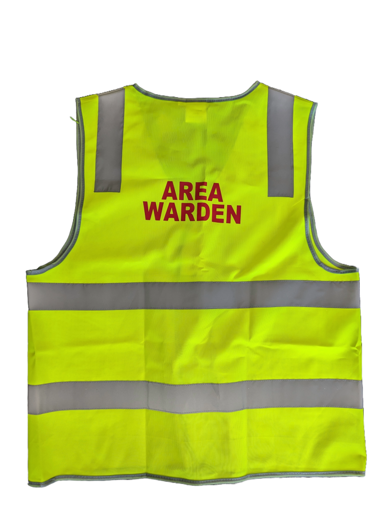 Area Warden Vest, Yellow - Image 2