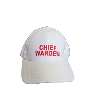 Chief Warden Cap, White