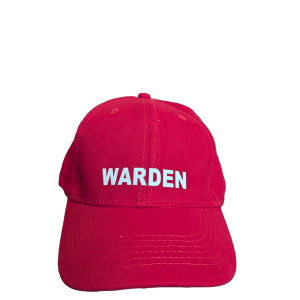 Fire Warden Cap, Red