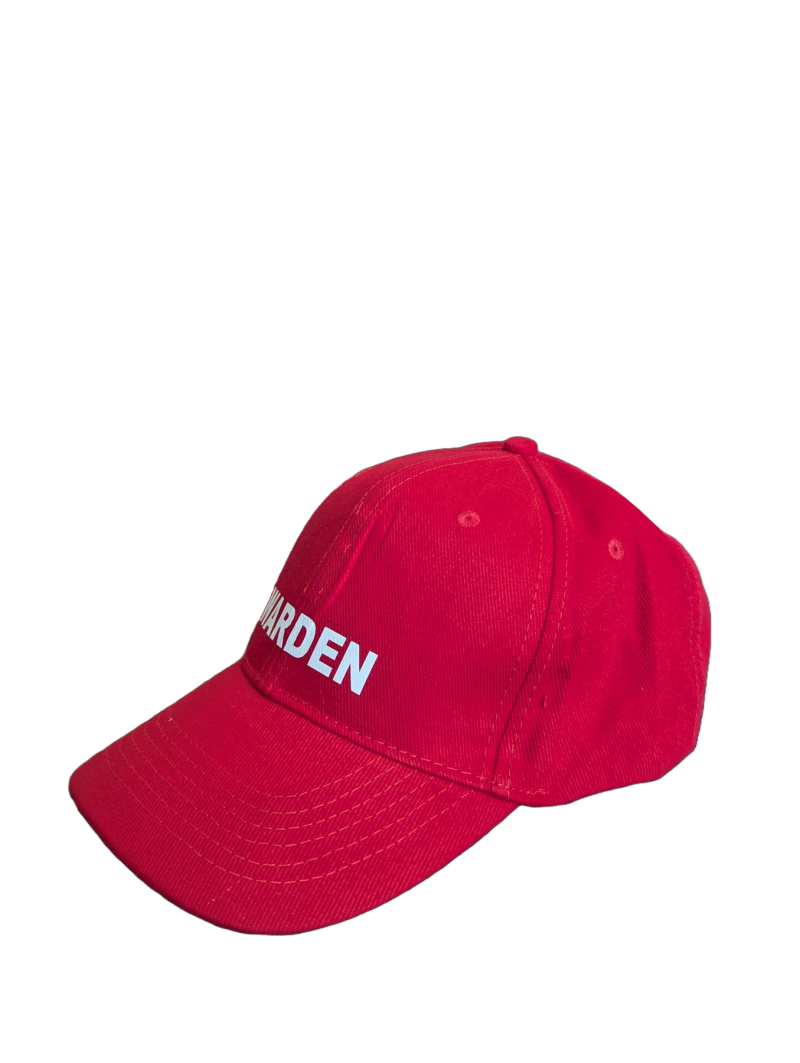 Fire Warden Cap, Red - Image 2