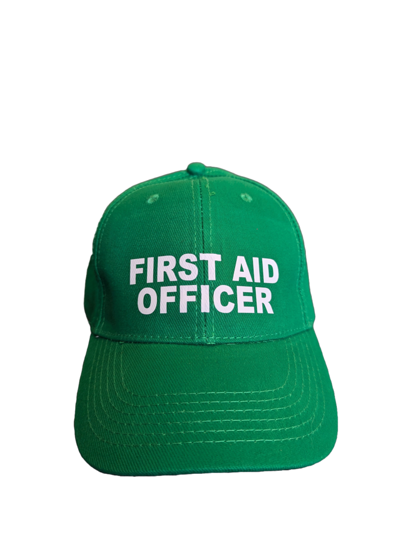 First Aid Officer Cap, Green