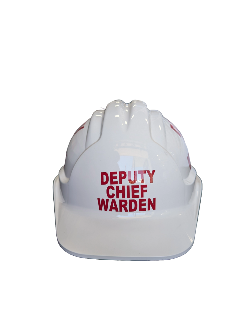 Deputy Chief Warden Helmet, White