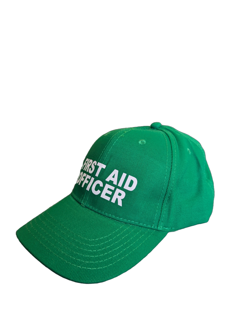 First Aid Officer Cap, Green - Image 2