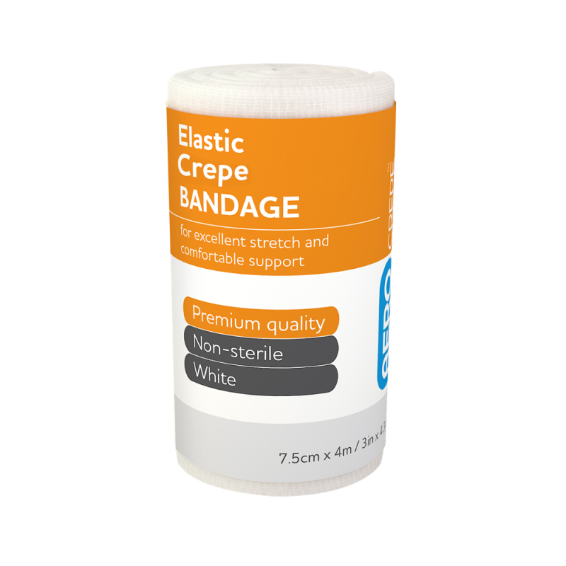Elastic Crepe Bandage 7.5cm x 4M