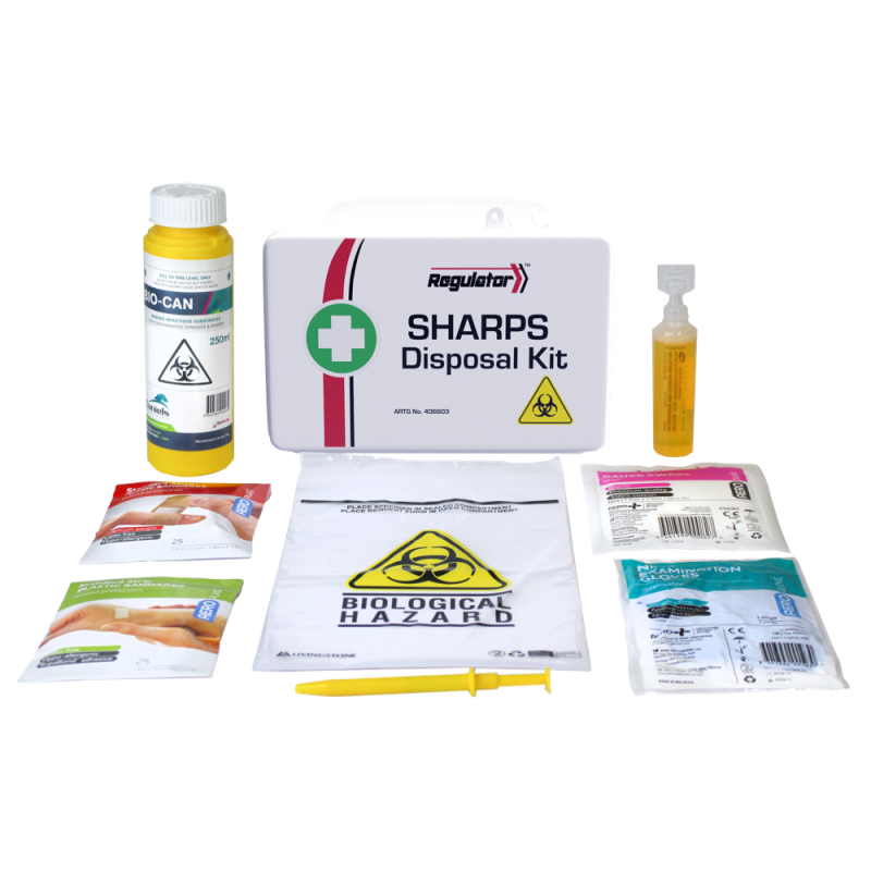 Sharps Disposal Kit 21 x 7.5 x 13cm - Image 2