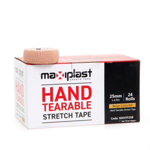 Maxiplast Hand Tearable Adhesive Bandage, Beige 2.5cm x 6.9m - Box of 24