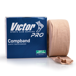 Victor Pro Compband - Elasticated Tubular Bandage, Size D (7cm x 10m)