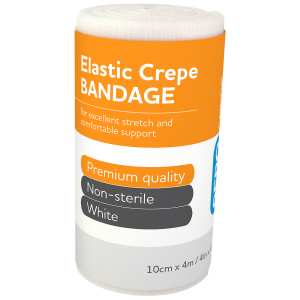 Elastic Crepe Bandage 10cm x 4M