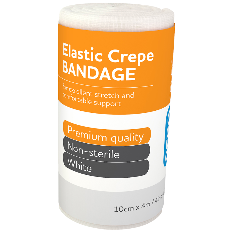 Elastic Crepe Bandage 10cm x 4M