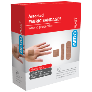 Premium Fabric Assorted Dressings 20pk
