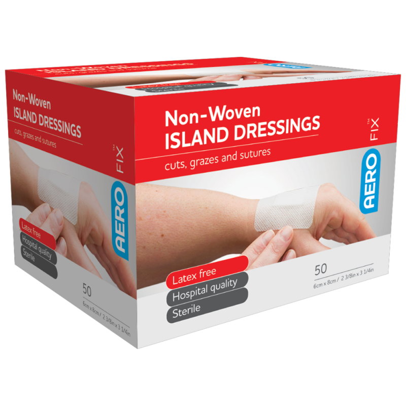 Non-Woven Island Dressing 6 x 8cm