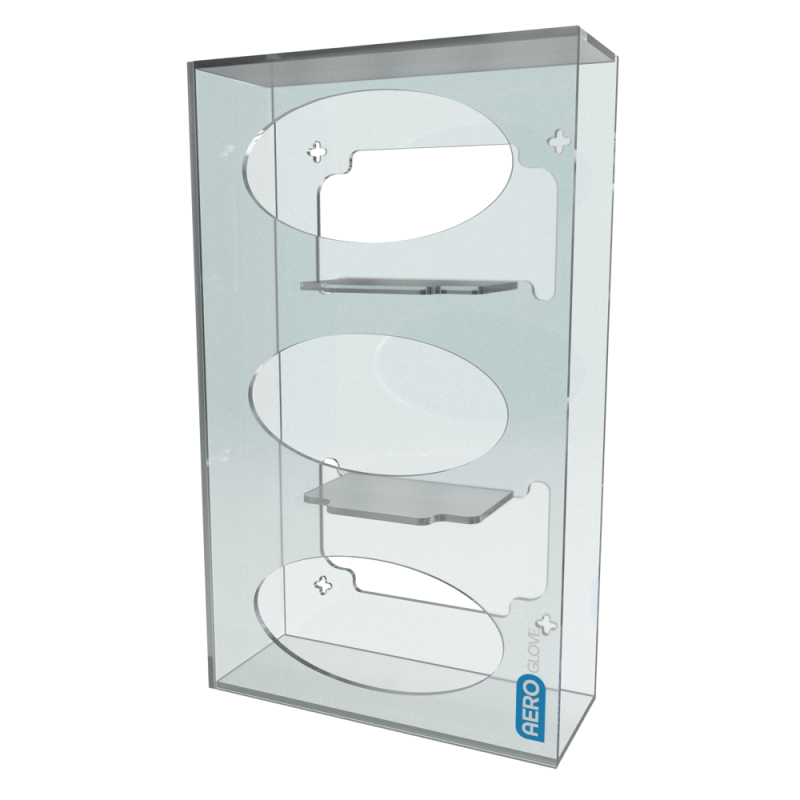 Acrylic Triple Glove Dispenser